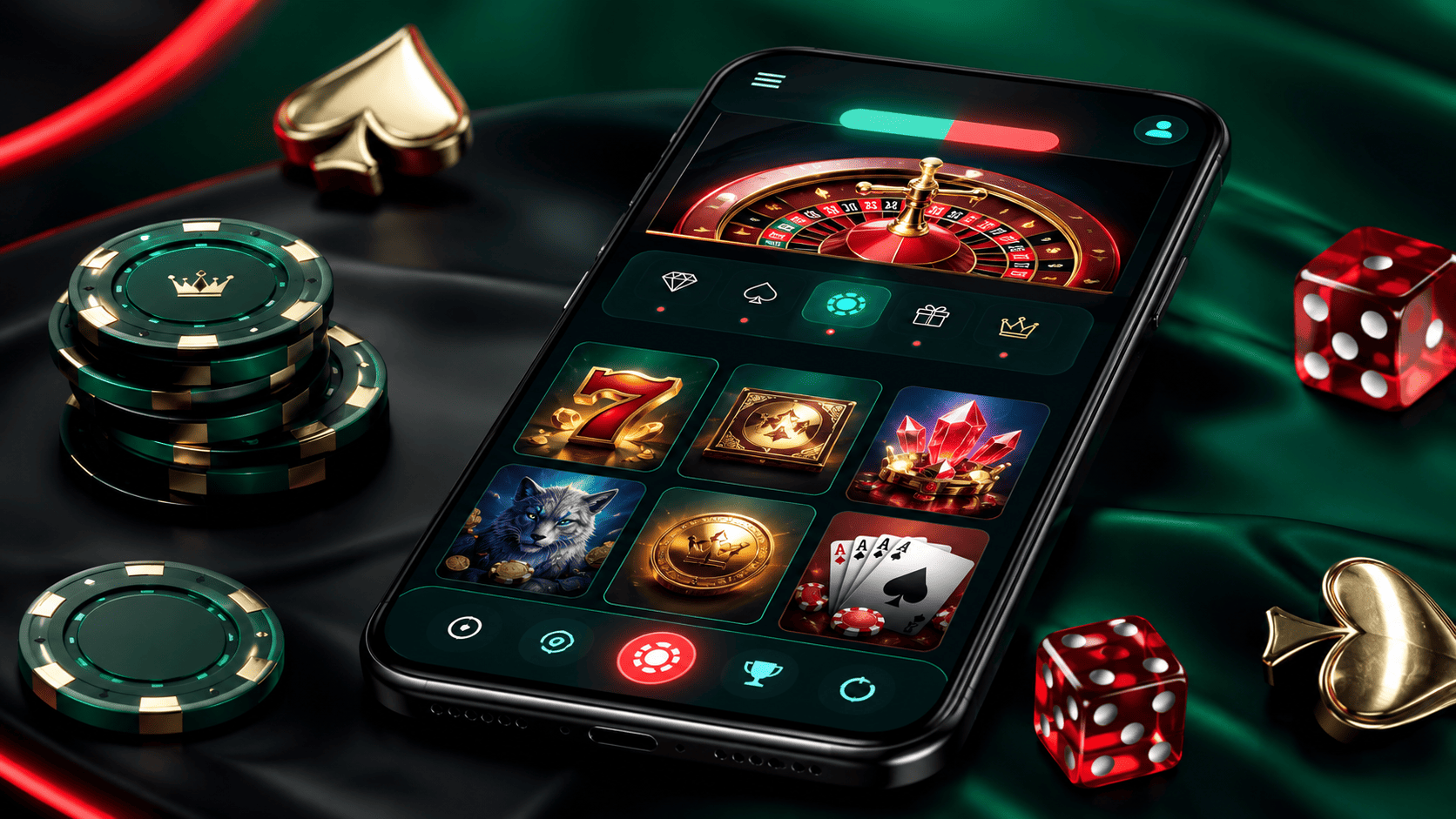 Interfaz principal de Pin Up Casino con opciones de juego para Chile