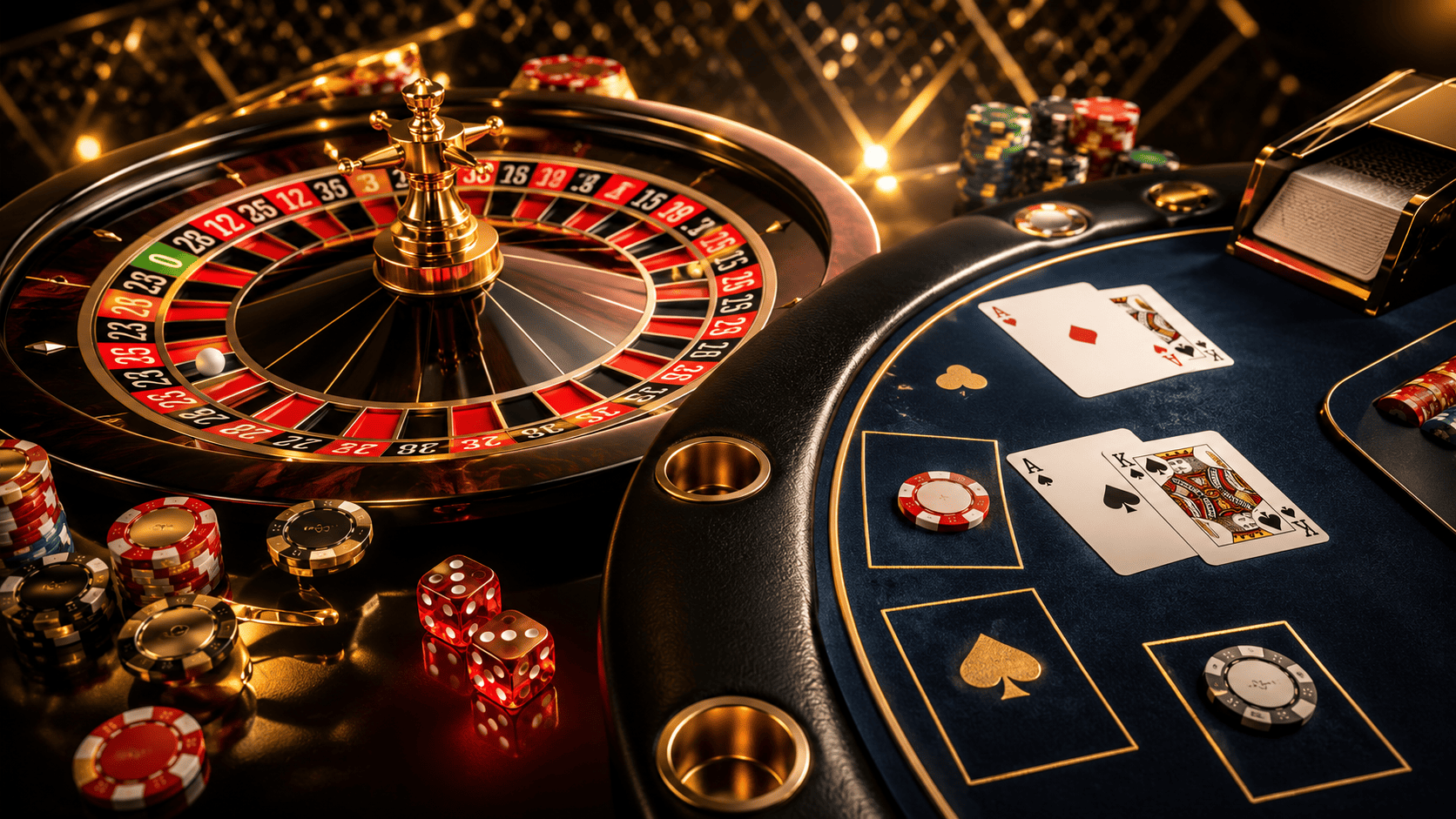 Lobby del casino en vivo en Pin Up con mesas de ruleta y blackjack